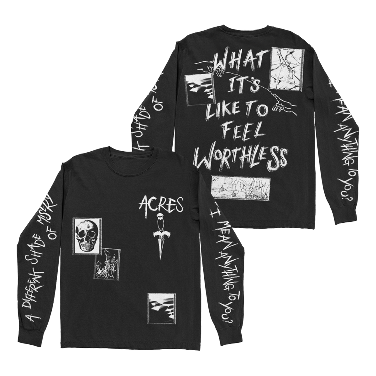 【DISCERNMENT】25SS★ Offset Letter Long Sleeve acres-ls-fb_1200x1200.png?v=